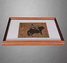 靖远书画装裱配框服务案例